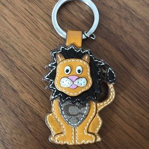 Coach Lion Keychain